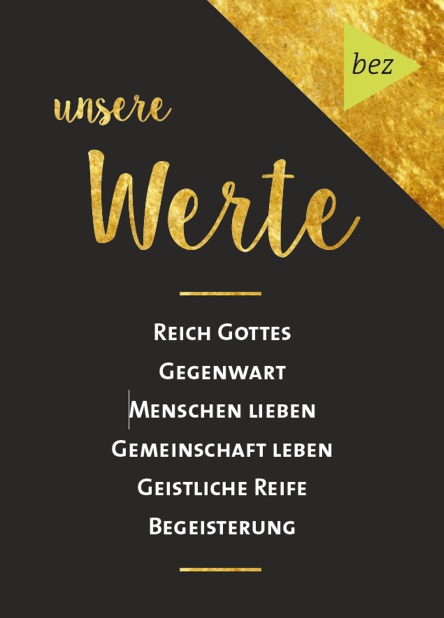 Flyer Werte